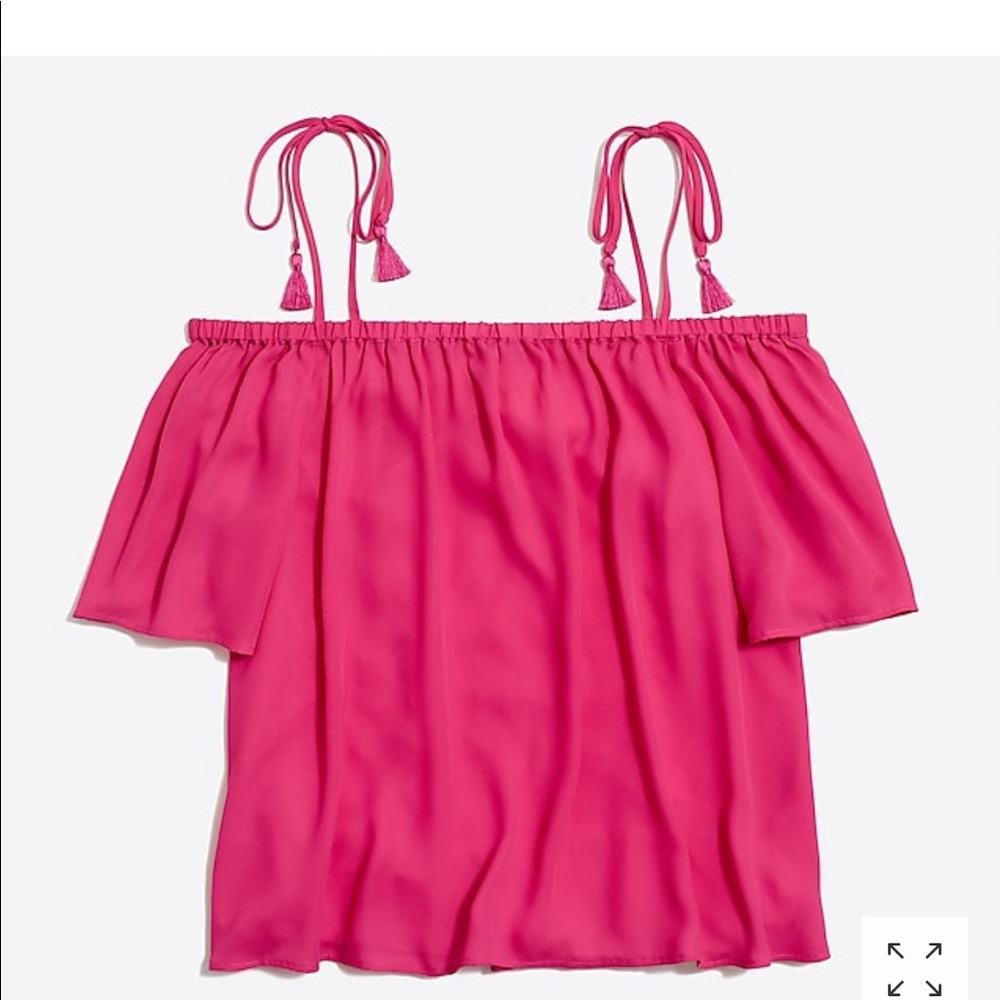 J CREW (NWT) Tie Cold-Shoulder Top